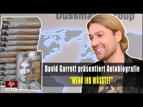 David Garrett präsentiert Autobiografie | Wenn Ihr wüsstet |