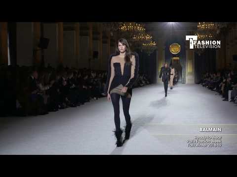BALMAIN Paris Fashion Week Fall/Winter 2018-19