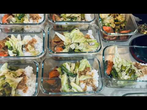 Meal Prep for 12 Lunches: Salmon Teriyaki & Veggie Stir-fry SD 480p