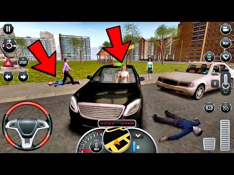 Taxi Sim 2016 #19 - CRAZY DRIVER! Taxi Game Android IOS gameplay #taxigames
