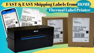 How to Print Shipping Labels from Home using Nelko Thermal Label Printer & Cell Phone