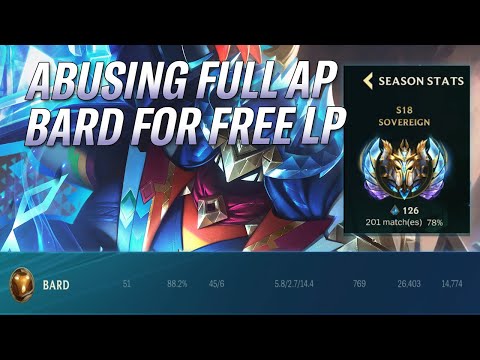 78% WINRATE SOVEREIGN WITH 88% WINRATE ON FULL AP BARD! BARD WILD RIFT GAMEPLAY