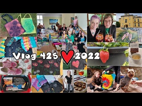 Vlog 425/22 - víkendový textilní kurz na Sebuzíně