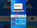 No Sound on Windows? Here’s the FIX! 🔊 (100% Working)