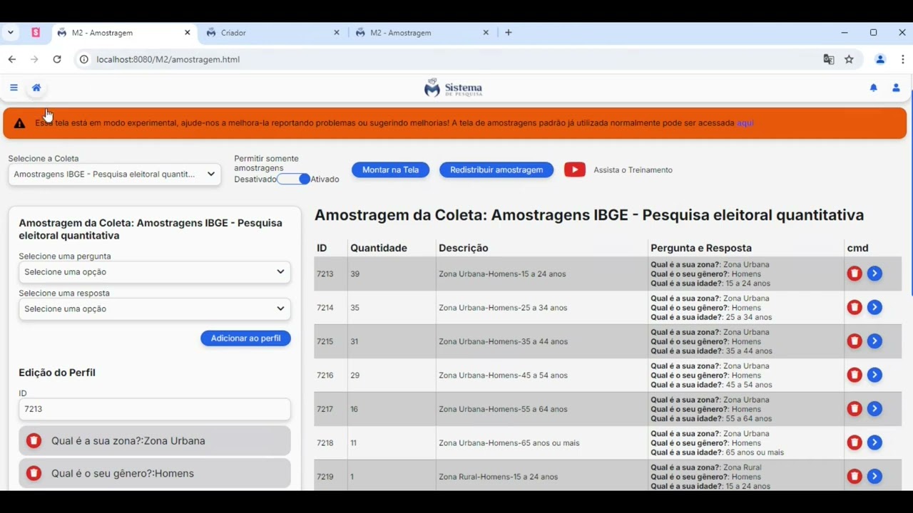 Consultando dados públicos para definir amostragem da pesquisa