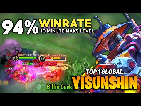 94% WINRATE! Yss Fast Farm Gameplay [ Top 1 Global Yi Sun Shin Best Build 2021] Billie Cuek - MLBB
