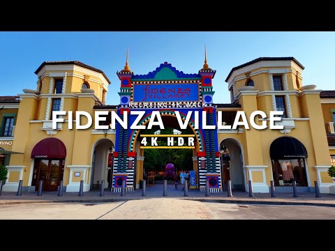 Fidenza Village 4K HDR | Designer Outlet Tour in Italy