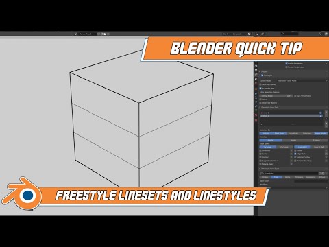 Quick Tip: Freestyle Linesets in Blender