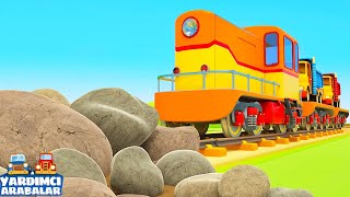 Çizgi film izle! Yardımcı Arabalar! Tren raydan çıkıyor! Yeni bölüm - 