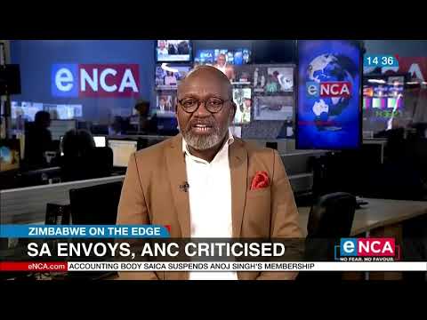 South African envoys criticised over Zimbabwe crisis – Biti on eNCA South African envoys criticised over Zimbabwe crisis – Biti on eNCA
