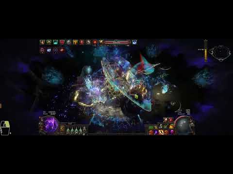 PoE Delve depth 6000+ nodes: The Crystal King's Throne (Depth: 6005) -  Aul, the Crystal King boss