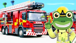 Gecko and the Fire Truck | Gecko&#39;s Real Vehicles | Trucks For Kids | Educational Videos For Toddlers