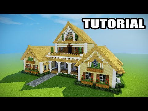 A1MOSTADDICTED MINECRAFT - Minecraft - How to build a mansion tutorial - EPIC HOUSE!