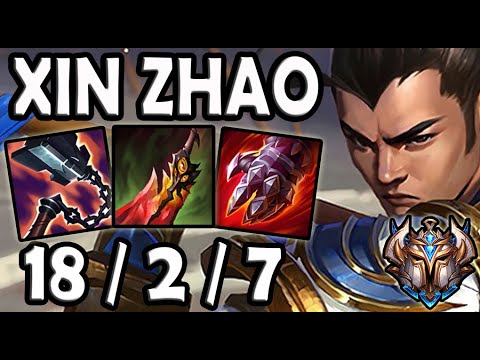 XIN ZHAO vs LEE SIN [ JUNGLE ] Lol NA Challenger 11.13 ✅