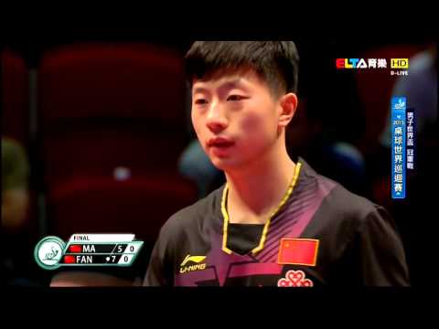2015 World Cup Ms-Final: MA Long - FAN Zhendong [HD] [Full Match/Chinese]