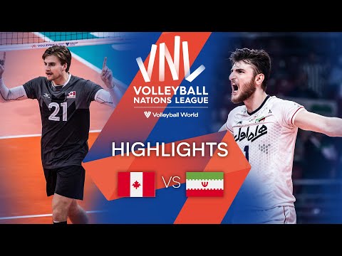 🇨🇦 CAN vs. 🇮🇷 IRI - Highlights Week 2 | Men's VNL 2022