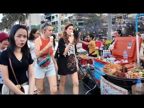 Real-walk! Cambodia Street Food 2026 - Walking Tour at Food Market in Phnom Penh