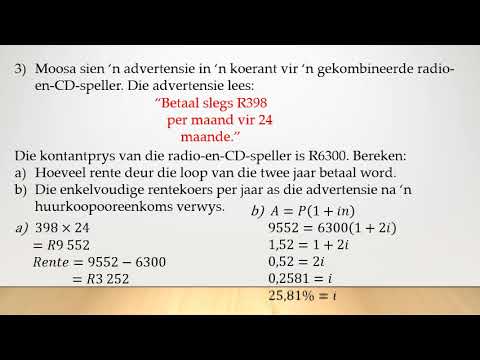 Graad 10 Wiskunde memo 3 Oefening 12 3  20 tot 24 Julie