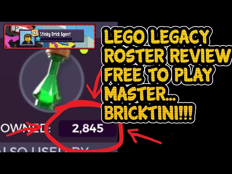 Lego Legacy Free to Play Roster Review - the Great Bricktini!!!