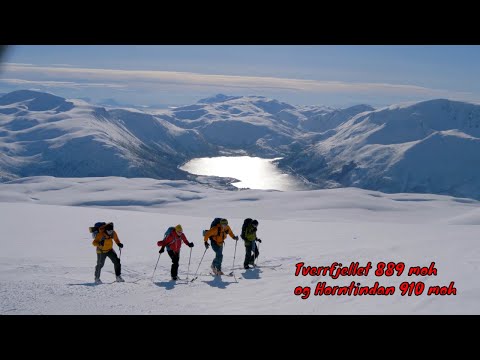 Skitur Tverrfjellet 889 moh - (Melåa / Kvæfjord) - 2024.03.27 - 4k