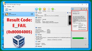 Download lagu How to FIX ERROR: Result Code E_FAIL 0x80004005 in Virtualbox mp3