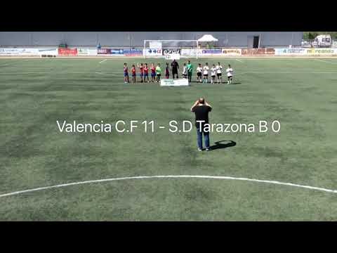RESTV / Valencia C.F 11 - S.D Tarazona B 0 / ALEVÍN / 1a Fase