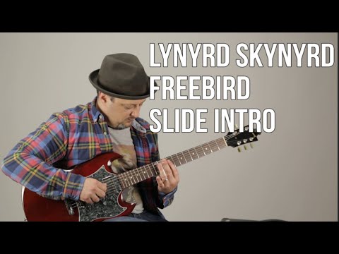 Freebird - Lynyrd Skynyrd Guitar Lesson- Opening Slide Guitar Intro