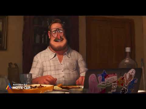 The Mitchells vs. the Machines ( Dinner scene) movie clip 1/10