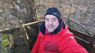 Observation point for hunters,shaking buddy adventure 😀 ,a stork is here 🌞