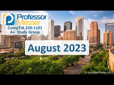 Professor Messer s 220 1101 A Study Group December 2023