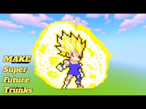 I Spent 24 hours Recreating Super Future Trunks in Minecraft