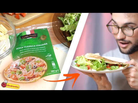 Pizza z patelni 🍕 Test podkładów GustoBello z Biedronki