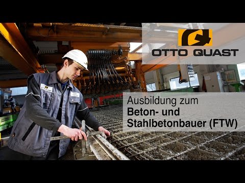 Ausbildung zum Beton- und Stahlbetonbauer (Fertigteilwerk) bei OTTO QUAST