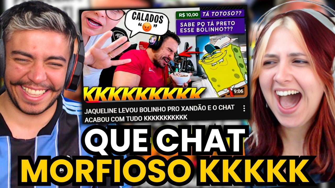 JAQUELINE LEVOU BOLINHO PRO XANDÃO E O CHAT ACABOU COM TUDO KKKKKKKKKKK | react