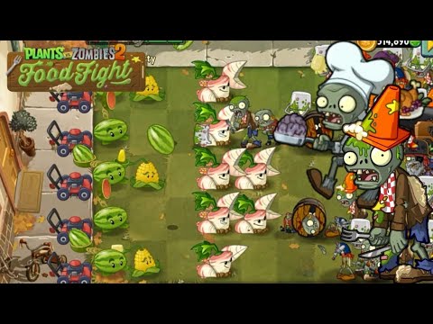 Plants vs Zombies 2 - Piñata Party Food Fight - Day 9