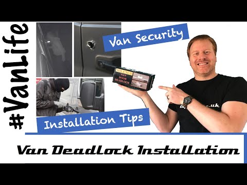 Installing Van dead locks - Milenco / Thule - Camper, RV, Motorhome Security, Anti theft.