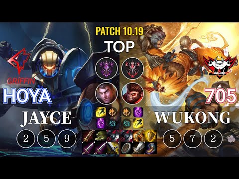 GRF Hoya Jayce vs JDG 705 Wukong Top - KR Patch 10.19