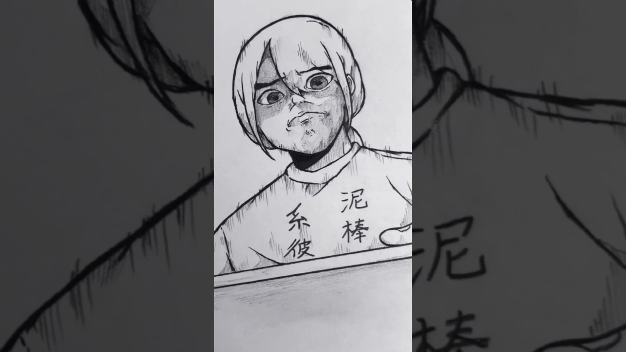 そうじゃないよ先輩…  #創作 #illustration #イラスト #アナログ絵 #short #shorts