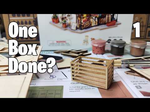 Only One Box Done! Rolife - Happy Corner - Emily's Flower Shop Kit Build 1