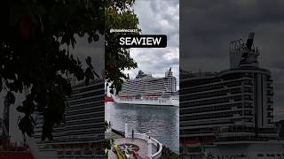 MSC SEAVIEW navio 13/12/25 ‎⁨@cruzeiros2025⁩ chegando navio #cruzeiro #google #cruise #shorts