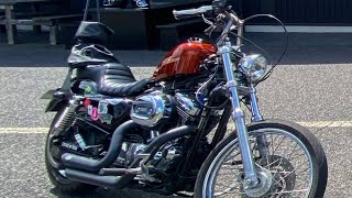 スポーツスターxl1200cチョッパーカスタム（走行）