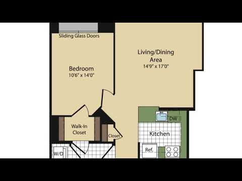 Take a Tour of Our Franklin (1B) Floor Plan