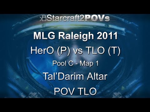 SC2 WoL - MLG Raleigh 2011 - HerO vs TLO - Pool C - Map 1 - Tal'Darim Altar - TLO