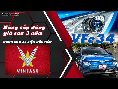 VinFast VF e34 nâng cấp module LED X-Light F+ Pro 2024