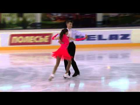9 E. TKACHENKA / Y. GULITSKI (BLR) - ISU JGP Minsk 2013 Junior Ice Dance Short Dance
