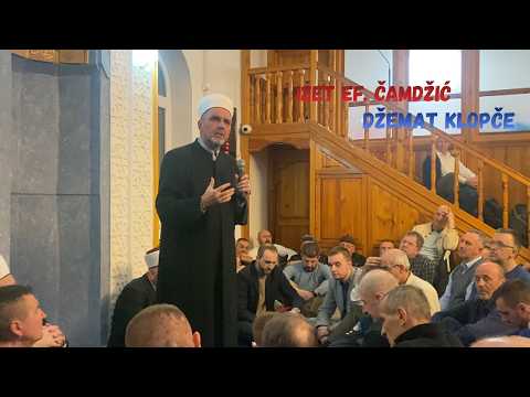 PRED RAMAZANSKO DRUŽENJE GOST IZET EF. ČAMDŽIĆ DŽEMAT KLOPČE