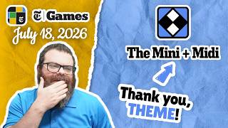 It helped! | NYT Mini and Midi Crossword July 18, 2026