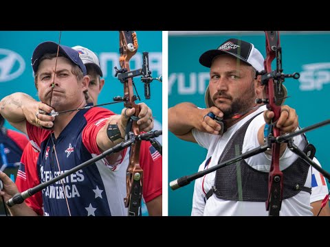 USA v France – recurve men's team semifinal | Final Olympic qualifier 2021
