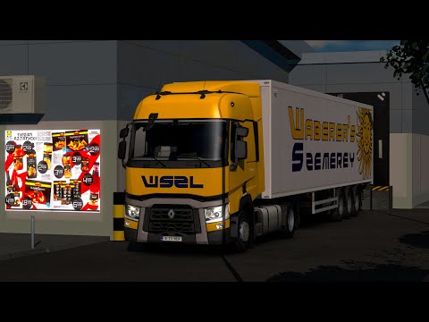 Euro Truck Simulator 2 Promods Kolozsvár-Debrecen l Waberer`s Szemerey l RENAULT T Range