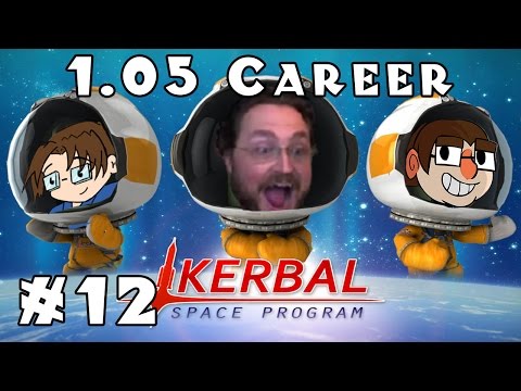 Kerbal Space Program | 1.05 Career! | Ep #12 -- Minmus Lander Pt. 2